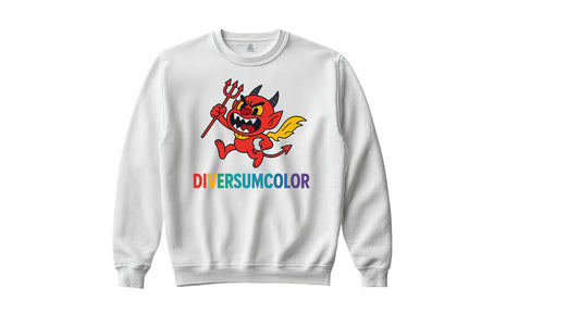 Felpa Color Devil – Stile Audace Diversumcolor